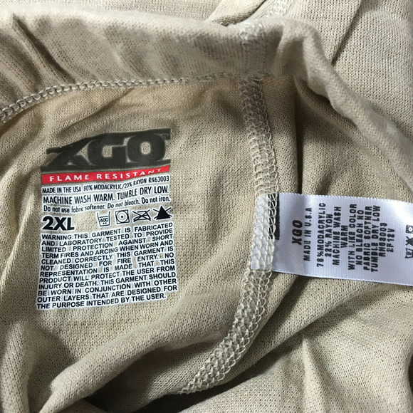 (O5) XGO Flame Retardant Midweight Men's Pants Size 2XL Layer Phase 2 Acclimate - Picture 7 of 7